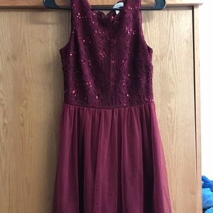 Speechless Burgundy Party/Formal dress